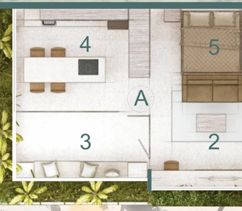 Sunset Gran Studio - Floor Plan